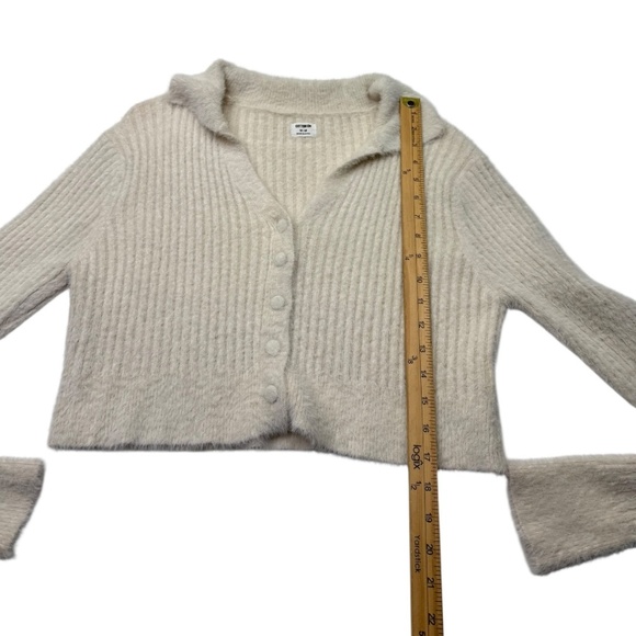 Cotton:On Knit Ribbed Cropped Cardigan Size M - Picture 11 of 12